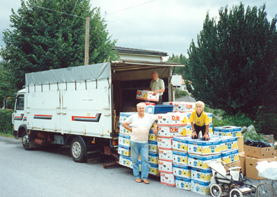 lastning av kartonger 1995